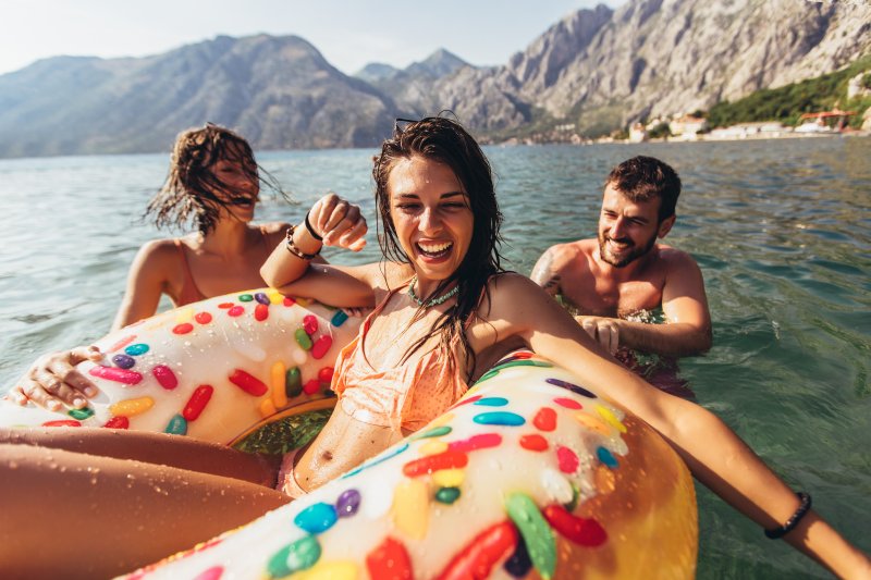 family on summer vacation